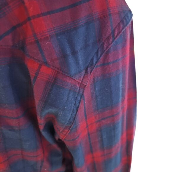 BC Clothing Woman's Tunic Dress Blue & red Plaid M NWT - Picture 5 of 6